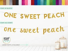 Image result for One Sweet Peach Banner