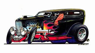 Image result for Hot Rod Monster Line Art