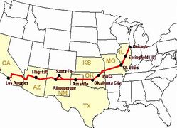 Image result for Route66map