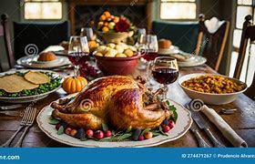 Image result for Thanksgiving Turkey Dinner Table