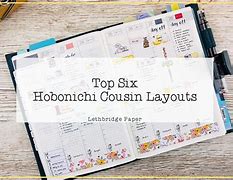 Image result for Hobonichi Cousin Layout Ideas