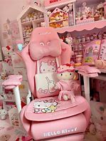 Image result for Pink Hello Kitty Gaming Chair