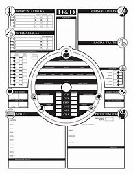 Image result for Dungeons and Dragons Character Sheet