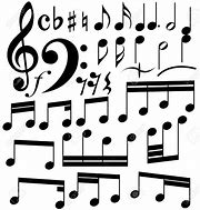 Image result for Music Notes and Symbols