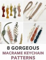 Image result for How to Make Macrame Keychains