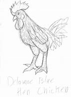 Image result for Blue Hen Chicken Drawing