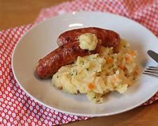 Image result for Mash Potatoes Sausage Drawing