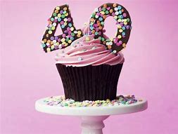 Image result for 40th Year Birthday Cupcake Idea Man