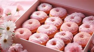 Image result for Pink Box Donuts