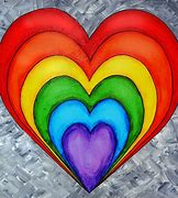 Image result for Heart Canvas Art