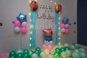 Image result for Peppa Pig Birthday Decorations