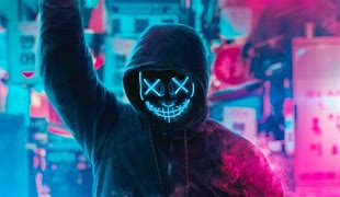 Image result for Cool Neon Mask Wallpaper 4K