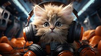 Image result for Gaming Cat Art