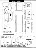 Image result for Owl Nest Box Plans