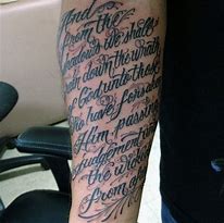 Image result for Bible Verse Forearm Tattoos