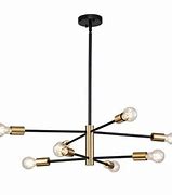 Image result for Black Brass Sputnik Chandelier