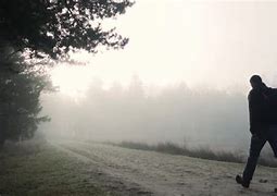 Image result for Man Walking Alone Green Light