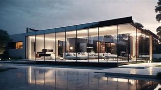 Image result for Modern Minimalis Glass Home