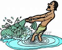 Image result for Fish Catching with Net Clip Art