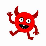 Image result for Cute Red Monster Clip Art