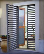 Image result for Sliding Grill Door for Balcony