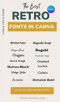 Image result for Canva Retro Fonts