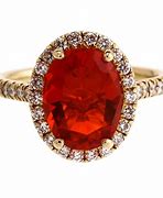 Image result for Fire Opal Gold Ring