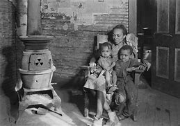 Image result for Great Depression Family in Bed