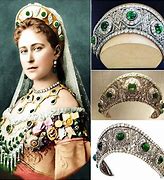 Image result for Bloodstone and Emerald Tiara