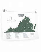 Image result for Map of Virginia State Parks