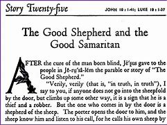 Image result for The Good Shepherd Bible Story