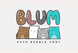 Image result for Fun Bubble Fonts