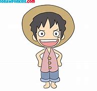 Image result for Easy Simple Luffy Drawing