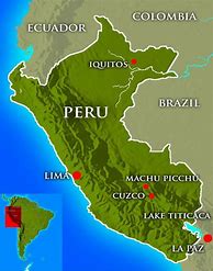 Image result for Peru Capital City Map