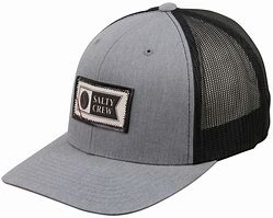 Image result for Salty Crew Hat Grey Black White