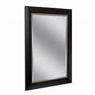 Image result for Black Beveled Wall Mirror