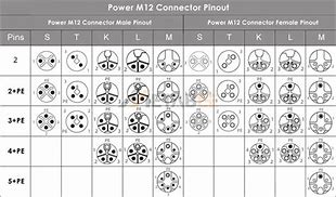 Image result for M12 Connector Diagram