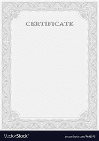 Image result for Certificate Blank Vertical