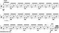 Image result for Free Printable Drum Sheet Music