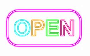 Image result for Neon Open Sign PNG