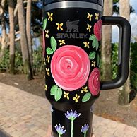 Image result for Hand Painted Stanley Tumbler