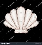 Image result for Clam Shell in Square Pixels