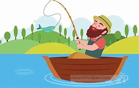 Image result for Fisherman Boat On Lake Wall Art