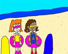 Image result for Caillou Rosie Clementine Swimsuit