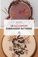 Image result for Drawing for and Embroidery Halloween