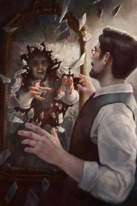 Image result for Broken Mirror Painting