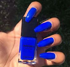 Image result for Bright Blue Nail Designs