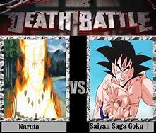 Image result for Super Saiyan God Goku vs Naruto