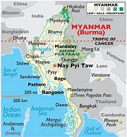 Image result for Myanmar Location