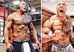 Image result for Dwayne Johnson Bodybuilder